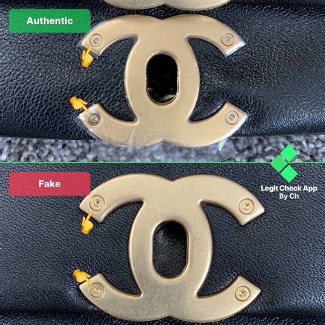 chanel gst fake vs real|chanel counterfeit logo.